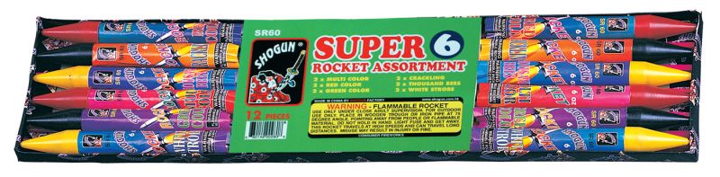 SUPER 6 ROCKET ASSORTMENT